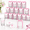 Bow, variant on 24 Set Sprinkle Themed Shot Glass Party Favor Kit with Cards and Ribbons