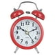 thumbnail image 1 of Reloj despertador Retro Twin Bell Mesa de escritorio de metal Reloj analógico Silencioso con luz nocturna para oficina en casa, Rojo Sweethay EL000911-04B, 1 of 2