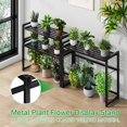 thumbnail image 3 of Soporte para Plantas Ekisemio de 3 Niveles Apilable Impermeable Negro, 3 of 6