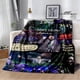 thumbnail image 3 of Mantas de película de terror B-Beetlejuice, manta de franela, manta cálida, manta suave y cómoda, manta de viaje, ropa de cama, regalo de cumpleaños, 3 of 5