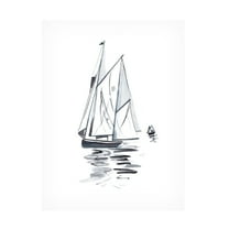Trademark Fine Art Melissa Wang Blue Boat II Canvas Wall Art
