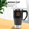 thumbnail image 4 of Tasse de Café Électrique en Acier Inoxydable Double Paroi Voyage Tasse de Café pour Parti Noir, 4 of 5