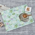 thumbnail image 5 of Dish Drying Mat for Kitchen Counter Microfiber Absorbent Dish Draining Reusable Washable Extra Large 18"x24" (Flower and Butterfly, 18x24in), 5 of 7