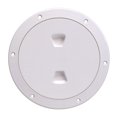 thumbnail image 2 of Beckson 6" Smooth Center Screw-Out Deck Plate-White - 46425, 2 of 2