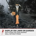 thumbnail image 5 of Haunted Hill Farm 3.8 ft Skeleton Wooden Halloween Sign, HHWOODSKL-0BL, 5 of 15