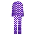 thumbnail image 5 of cfhntfmh Lounge Sets for Women Casual Cute Printed Long Sleeve Crewneck Sleep Shirts Loose Pants Sleepwear 2 Piece Pajama Sets, 5 of 5