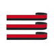 thumbnail image 1 of Guardapolvo Cubre Puerta Atrapa Polvo 3 Piezas negro/rojo, 1 of 5