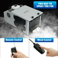 thumbnail image 6 of TCFUNDY 1500W Low Lying Fog Machine, Dry-Ice Effect Fogger, Ground Smoke Machine w/ Wired & Wireless Remote Control, ideal for Halloween, Parties, Weddings and Stage Effect, Silver & Black, 6 of 10
