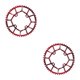 thumbnail image 1 of Eigraketly Bike 104BCD Chainwheel Bicycle Round Parts Chain Ring Rojo 52T 2Conjunto, 1 of 6