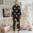 thumbnail image 4 of Postpartum Pajama Sets – Soft Cotton Lounge Sets for Women, Comfortable Sleepwear for Recovery Women's Christmas Printed Button Pocket Long Sleeved Pants Home Sleepwear Set, 4 of 5