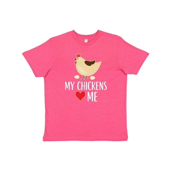 Inktastic My Chickens Love Me Youth T-Shirt