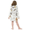 thumbnail image 7 of FORMRS Niños Bathrobe Unisex Hooded Robe Soft Plush Pajamas Sleepwear, Size 4-6T, Magical Halloween Ghost, 7 of 7