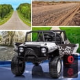 thumbnail image 7 of Sakiyr 2 Seater Ride On Truck Car, 24V Battery Powered Electric Vehicle Toy with Remote Control, 19" Extra Wide Seat, 2 Motors, Led Lights, Music, Enhanced Suspension, 7 of 7