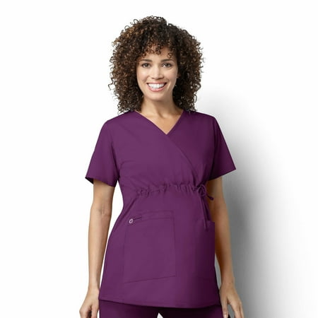 

WonderWink WonderWORK 145-Maternity Mock Wrap Scrub Top