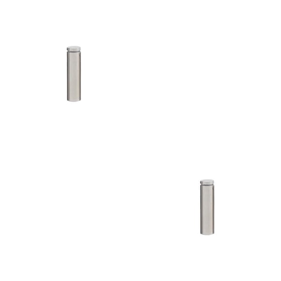 Kenally Tornillo publicitario Instalación fácil Espejo de vidrio Clavo Tuerca a prueba de rayones Perno Soporte para colgar en la pared para placa 16x70mm 2piezas Kenally CBP347066