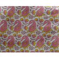 thumbnail image 4 of oneOone Georgette Viscose Fabric Leaves|Floral & Paisley Block Decor Fabric Printed BTY 42 Inch Wide, 4 of 4