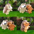 thumbnail image 2 of Muñeco de peluche de dibujos animados, pequeño erizo, bolsa colgante, regalos, llavero, decoración, lindo, V5E3, 10CM, 2 of 5
