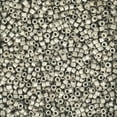 thumbnail image 2 of Miyuki Delica Seed Beads – Size 11/0 (1.6 mm), DB1851F, Duracoat Galvanized Matte Light Pewter, 7.2 g, Approx. 1440 Beads, 2 of 7