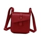 thumbnail image 2 of Bolso de hombro Yinane cuero PU liviano rojo 16 cm x 7 cm x 20,5 cm, 2 of 8