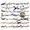 3A, variant on cartoon Airplane Theme Stickers, Waterproof Airplane Theme Sticker for Water Bottle Laptop Phone Cases Planner Skateboard Luggage Helmet Party Favor Decor, Ideal for Adults Teens Teacher Rewards
