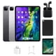 thumbnail image 1 of Reacondicionado Apple iPad Pro 11" (2020) A2068 (WiFi + Cellular Desbloqueado) 256GB Gris Espacial (Grado A+) Paquete con Funda, Auriculares Inalámbricos, Protector de Pantalla de Vidrio Templado, 1 of 5