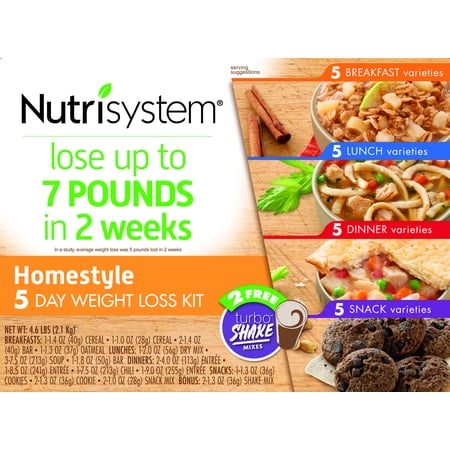 Nutrisystem 5 Day Homestyle Weight Loss Kit