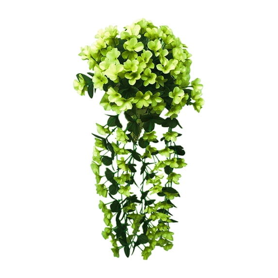 Artificial Hanging Flowers Artificial Violet Vine Hanging Plants Artificial for Home Room Garden Wedding Indoor Outdoor Decoration
