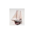 thumbnail image 6 of Handcrafted La Gaspesienne Model Ship - Wooden Sailing Ship Collectible - 43" Decorative Nautical Display, 6 of 6