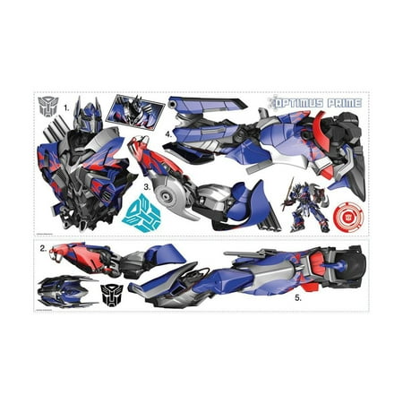 Transformers: Age of Extinction Optimus Prime Peel and Stick Giant Wall