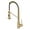 Brushed Brass, variant on KRAUS Bolden Commercial Style 2-Function Single Handle Pull Down Kitchen Faucet in Spot-Free Brushed Brass