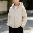 thumbnail image 7 of Bixock Toddler Boys Hooded Jackets Boys Light Jackets Kids Hoodie Outerwear Long Sleeve Hooded Zip Front Side Pockets Daily Jacket for Kids 2-12Years, 7 of 7