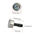 thumbnail image 6 of 0-25Mpa Car Wash Machine Pressure Gauge Stainless Fittings for 220V Household Washing Machine Cleaning Machine Fitting, 6 of 7