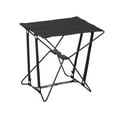 thumbnail image 4 of Taburete de Camping, taburete plegable portátil debajo del escritorio, taburete compacto, silla de montar, taburete plegable para barbacoa, jardín, , negro, 4 of 8