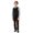 115Black277, variant on Child Boys Outfit Sets Solid Color Formal Elegant Gentleman School Ensemble Lapel Shirts With Bowtie Trousers Outfit Clothing Sets , Black
