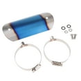 thumbnail image 2 of koolsoo Motorcycle Exhaust Muffler Pipe Heat Cover Dirt Bike #2 Blue, 2 of 5