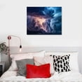 thumbnail image 4 of Nawypu Canvas Wall Art Thunderstorm Lightning Flashes Flash Weather Sky Canvas Prints Wall Art Paintings Artworks Pictures Posters for Living Room Bedroom Decoration, Gift for Wedding Christmas, 4 of 4
