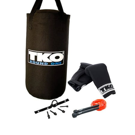 TKO 25 lb. Kid's Heavy Bag Boxing Set
