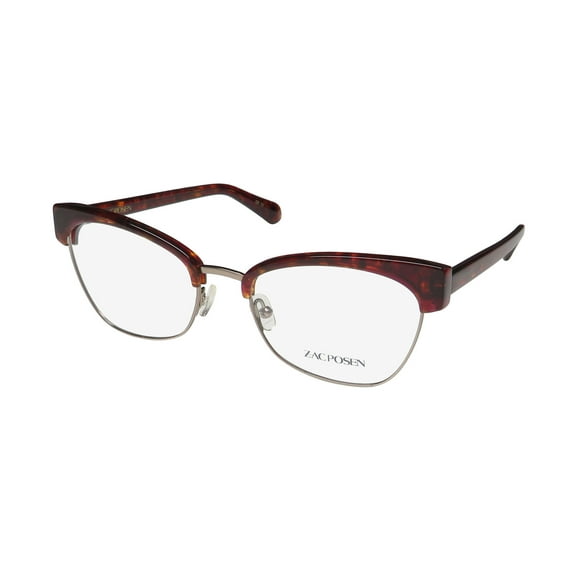 ZAC POSEN LIVY HANDMADE AMERICAN DESIGNER RETRO LOOKS HIP EYEGLASS FRAME/GLASSES
