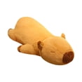 thumbnail image 2 of Muñeco de capibara de peluche, juguete de peluche de animal, cojín para dormir de capibara, adorno para habitación para dormir, oficina, hogar, niños, 2 of 7