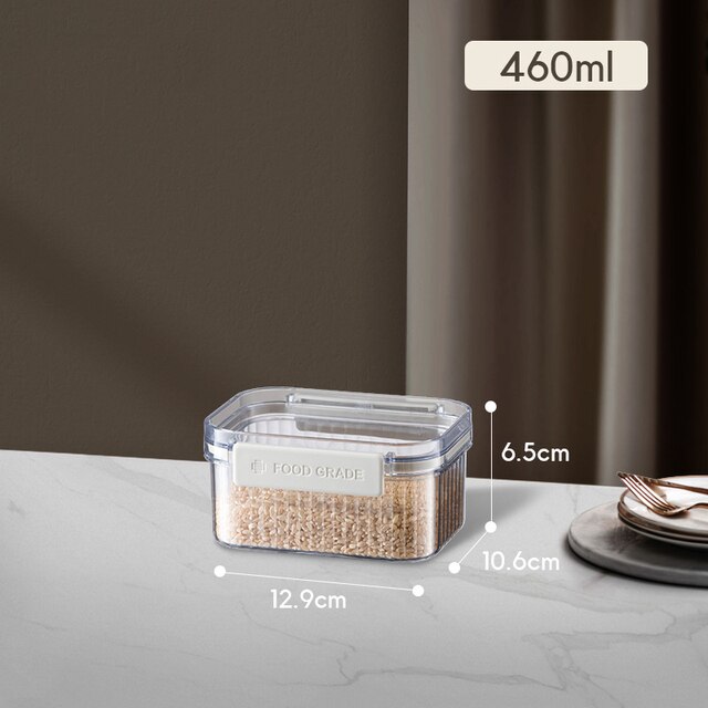 UMMH Free Plastic Cereals Jar Sealing Clear Food Storage Container