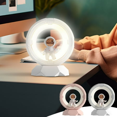 

Blukids Astronaut Light Space Themed Lamp LED Bedside Lamps Statue Decor Small Desk Lamp Night Light for Kids Bedroom Game Room Decor Aesthetic Gift(Pink)