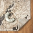 thumbnail image 5 of Luxe Weavers Modern Abstract Marble Swirl Beige 8x10 Area Rug, Indoor Carpet, 5 of 10