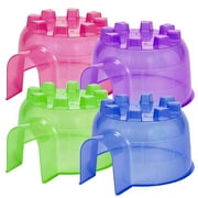 Kaytee Igloo Habitat Hideout for Pet Guinea Pigs, Ferrets, Dwarf Rabbits, Chinchillas, and Other Small Animals, Large, Plastic
