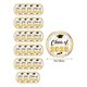 thumbnail image 3 of Juego de materiales para fiestas de graduación 2026 - Platos de vajilla desechables, vasos y servilletas - Clase de felicitaciones Diseño de Graduación Oro para Adultos, 3 of 6