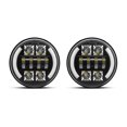thumbnail image 1 of 2 faros delanteros de 7 pulgadas para coche y motocicleta con luces diurnas (DRL), intermitentes y luces bajas., 1 of 7