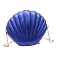 thumbnail image 3 of Bolso de hombro para mujer con cadena, monedero con cremallera, bolso de mano tipo cartera para el trabajo azul, 3 of 9