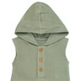thumbnail image 2 of Modern Moments by Gerber Baby Boy Cotton Hooded Sleeveless Romper, Sizes 0/3 Months - 24 Months, 2 of 7