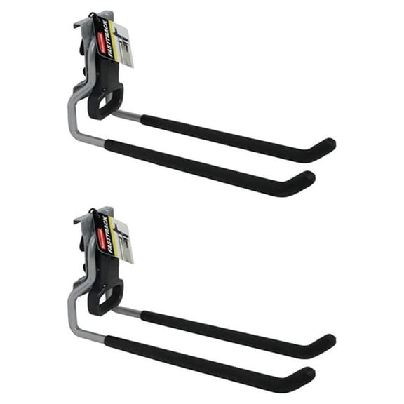 Fast Track Wall Mounted Garage Storage Utility Multi Hook (2 Pack)