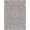 Blue Pink, Pattern 1, variant on ODIKA Pink Wool Ornate Vintage Vine Interlocking Symmetrical Maximalist Non-Slip Flatwoven for Living Room, Under Sectional, Family