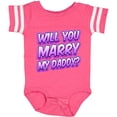 thumbnail image 3 of Inktastic Will You Marry My Daddy (purple) Boys or Girls Baby Bodysuit, 3 of 5